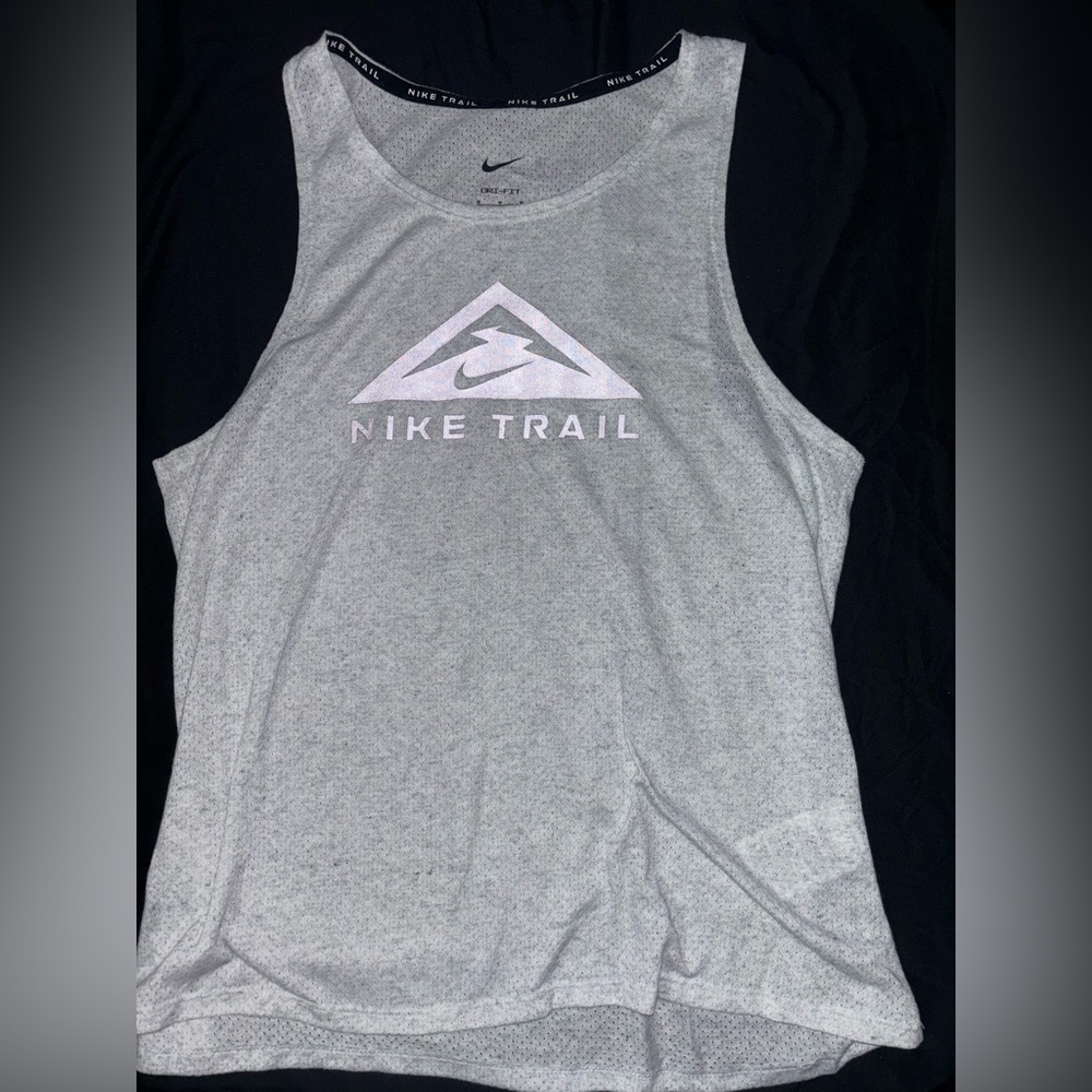 Nike Trail Dri-FIT Gray Athletic Tank